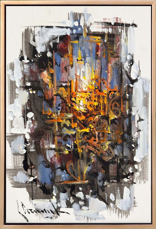 Zihin Fırtınası Yağlı Boya Tablosu