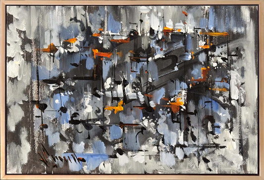 Zamanın Kırılması Yağlı Boya Tablosu