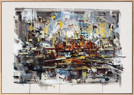 Dinamik Boşluk Yağlı Boya Tablosu