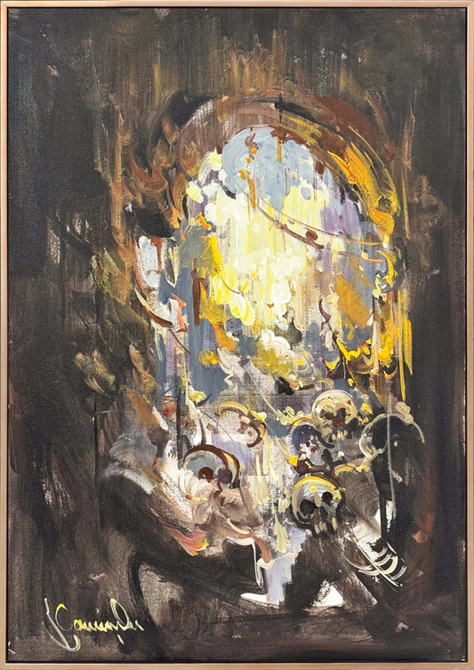 Siperde Gün Doğumu Yağlı Boya Tablosu