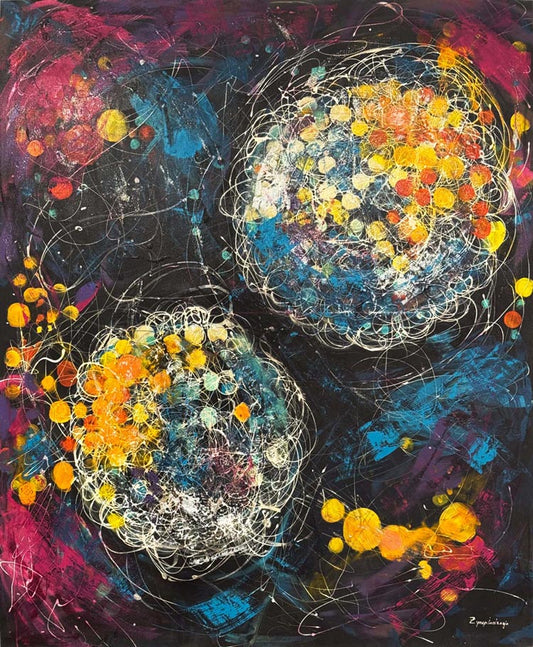 Doku ve Derinlik Yağlı Boya Tablosu