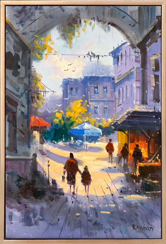 Eski İstanbul Rüyası Yağlı Boya Tablosu