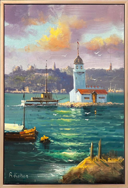Boğaz'ın İncisi Yağlı Boya Tablosu Simurg Sanatevi