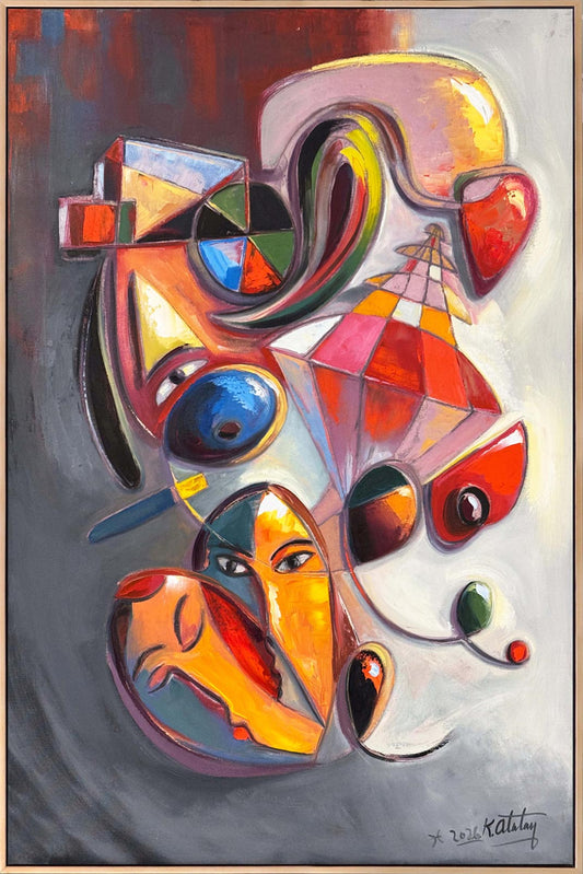 Ruhun Senfonisi Yağlı Boya Tablosu