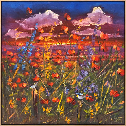 Vahşi Bahçenin Nöbetçileri Yağlı Boya Tablosu