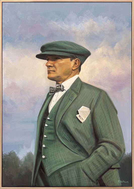 Mareşal'in Bakışı Yağlı Boya Tablosu