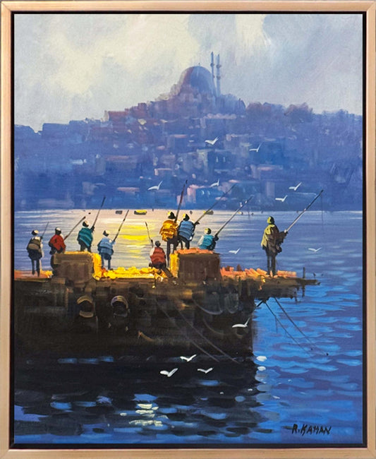 Sonsuz İstanbul Yağlı Boya Tablosu Simurg Sanatevi