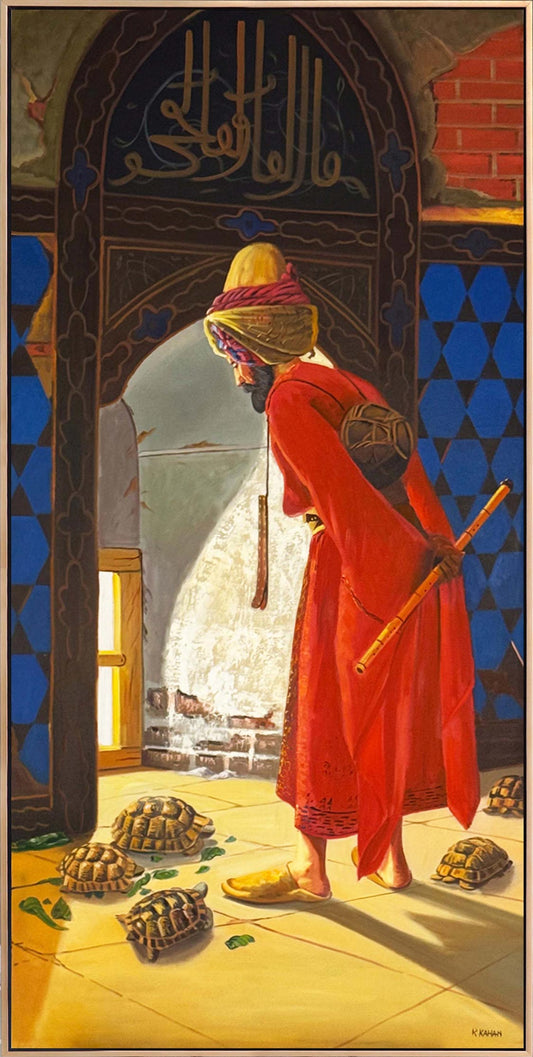 Osman Hamdi Bey'e Saygı Yağlı Boya Tablosu Simurg Sanatevi
