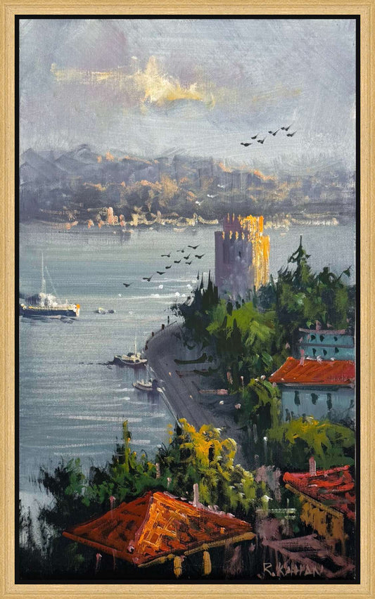Boğaz’ın Kilidi Yağlı Boya Tablosu Simurg Sanatevi