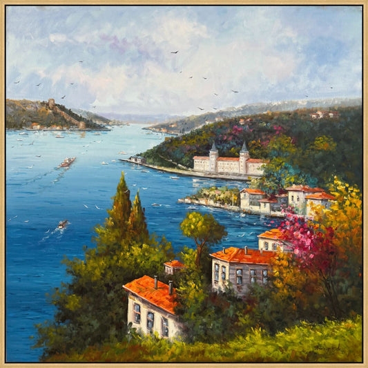Kuleli'den Süzülen Tarih Yağlı Boya Tablosu Simurg Sanatevi
