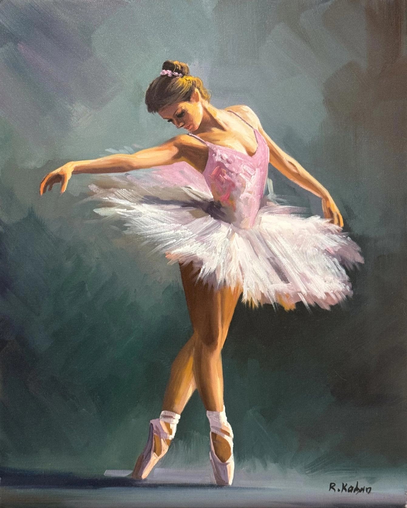 Sessiz Zarafet Yağlı Boya Tablosu