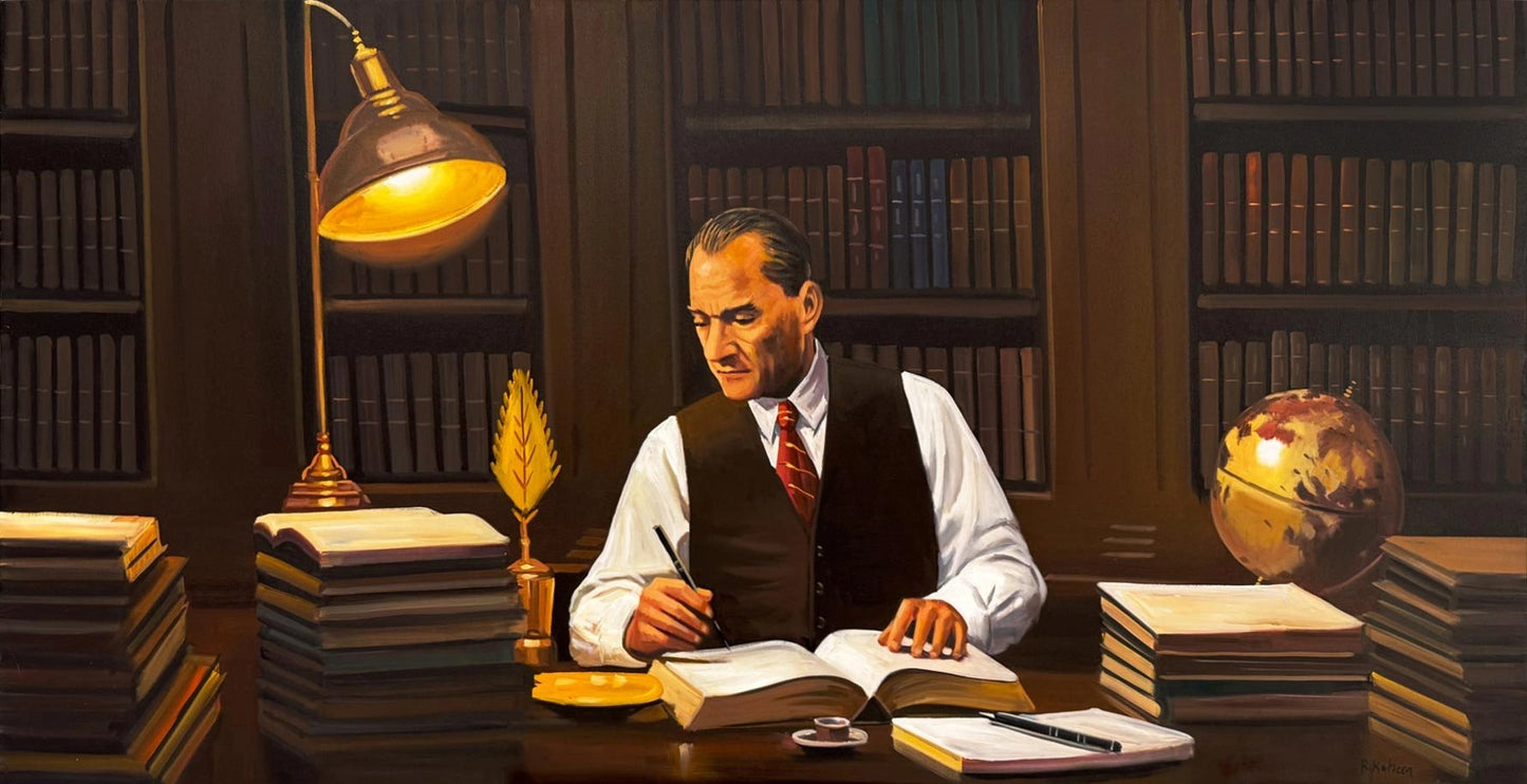 Mustafa Kemal’in Odasında Yağlı Boya Tablosu