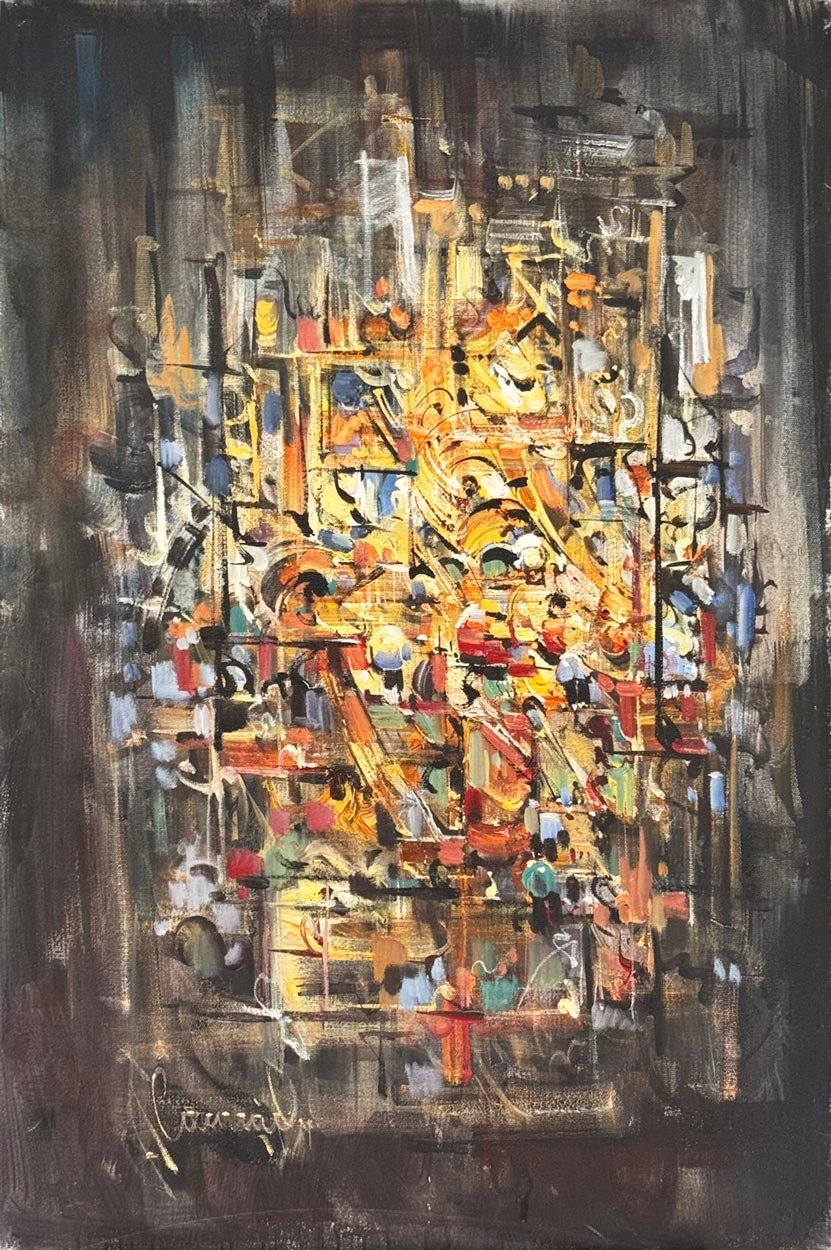 Bilinç Kırıkları Yağlı Boya Tablosu