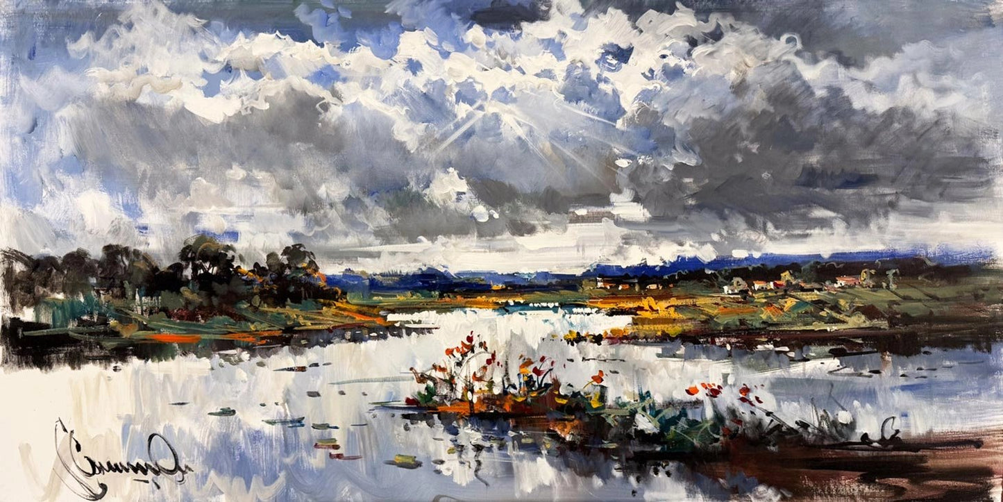 Bulutların Altında Yağlı Boya Tablosu