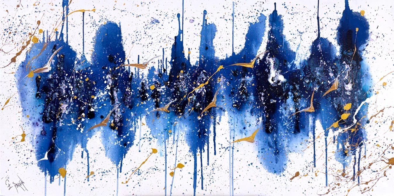 Uçuş Kompozisyonu Yağlı Boya Tablosu