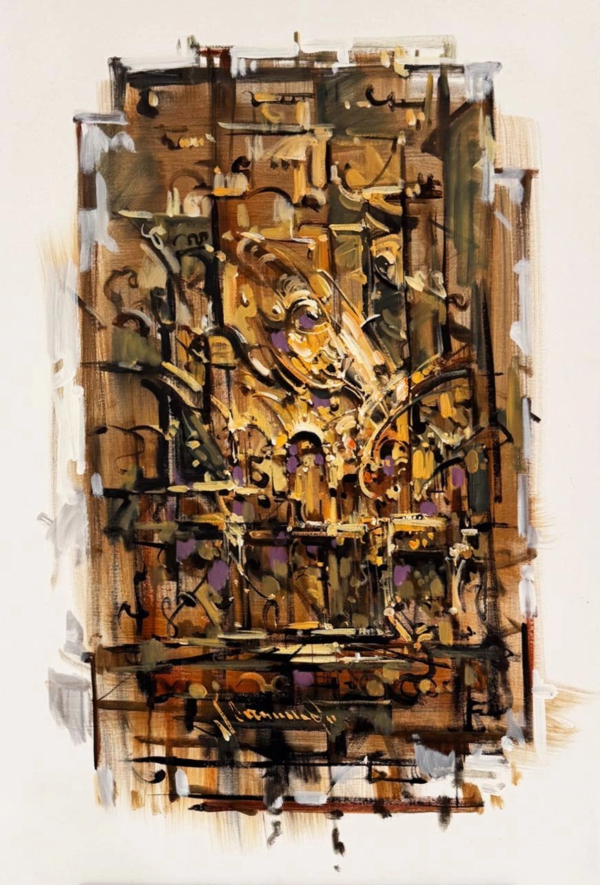 Sessiz Bağ Yağlı Boya Tablosu