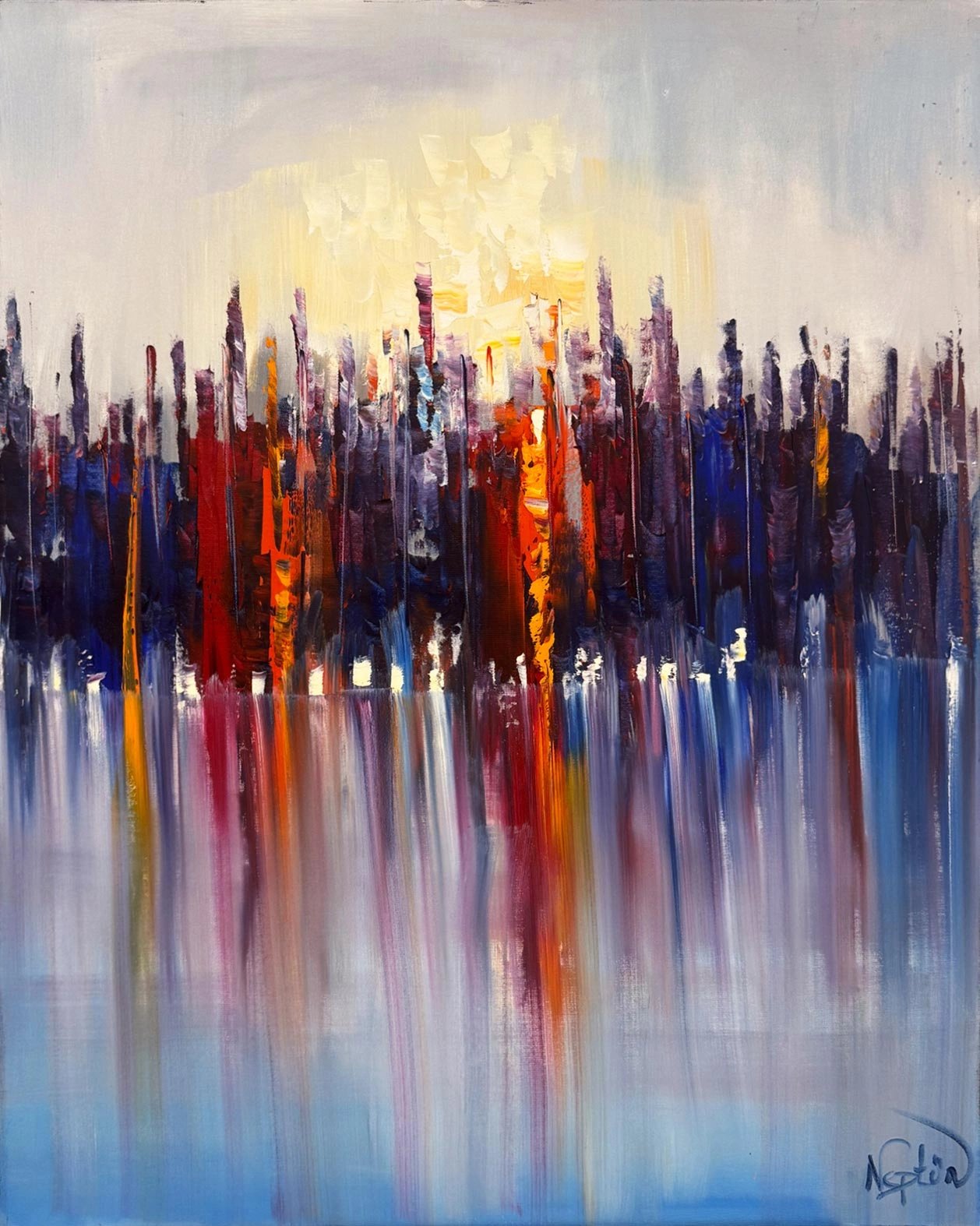 Duygusal Frekans Yağlı Boya Tablosu