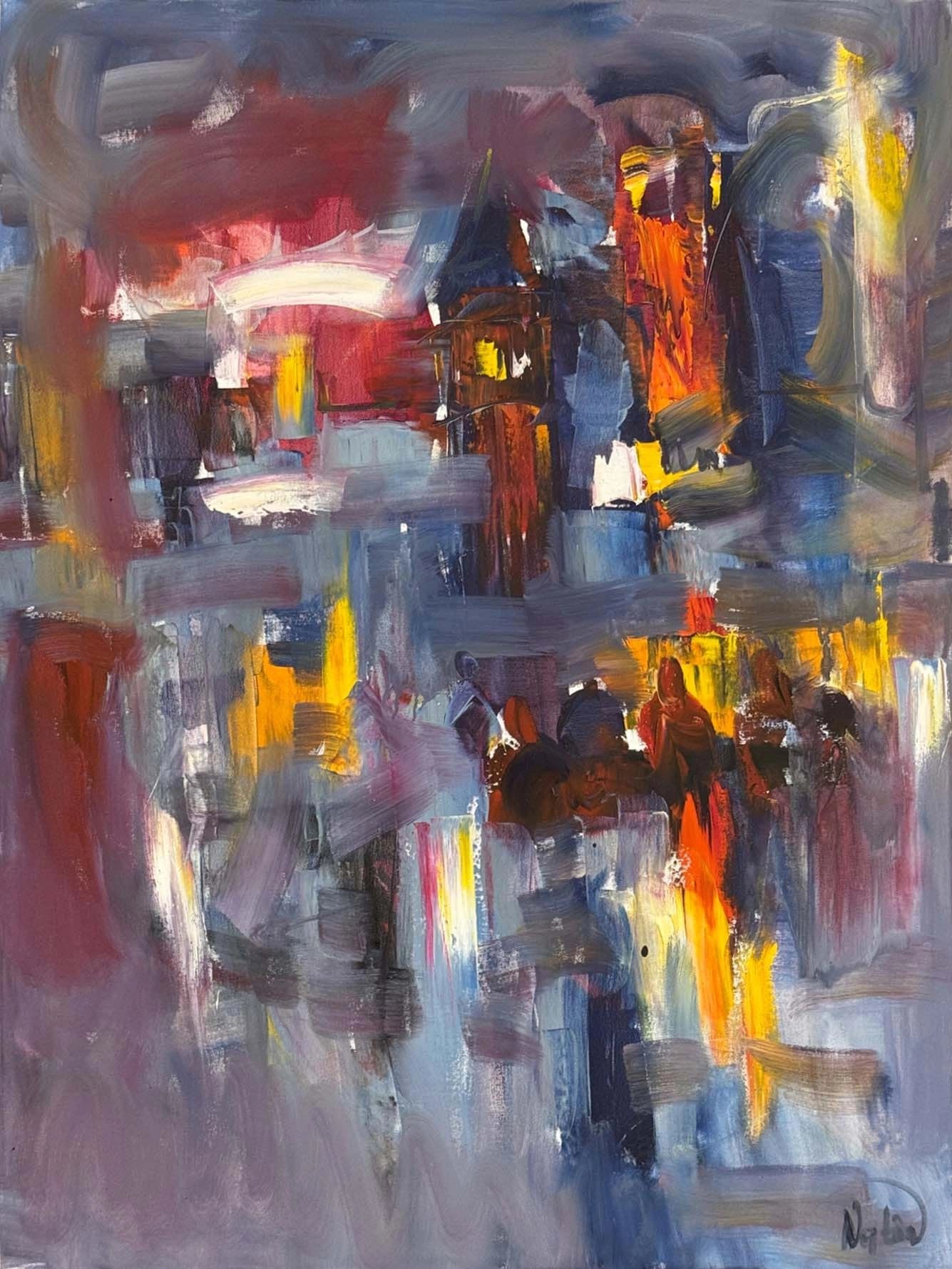 Rengin Sessizliği Yağlı Boya Tablosu