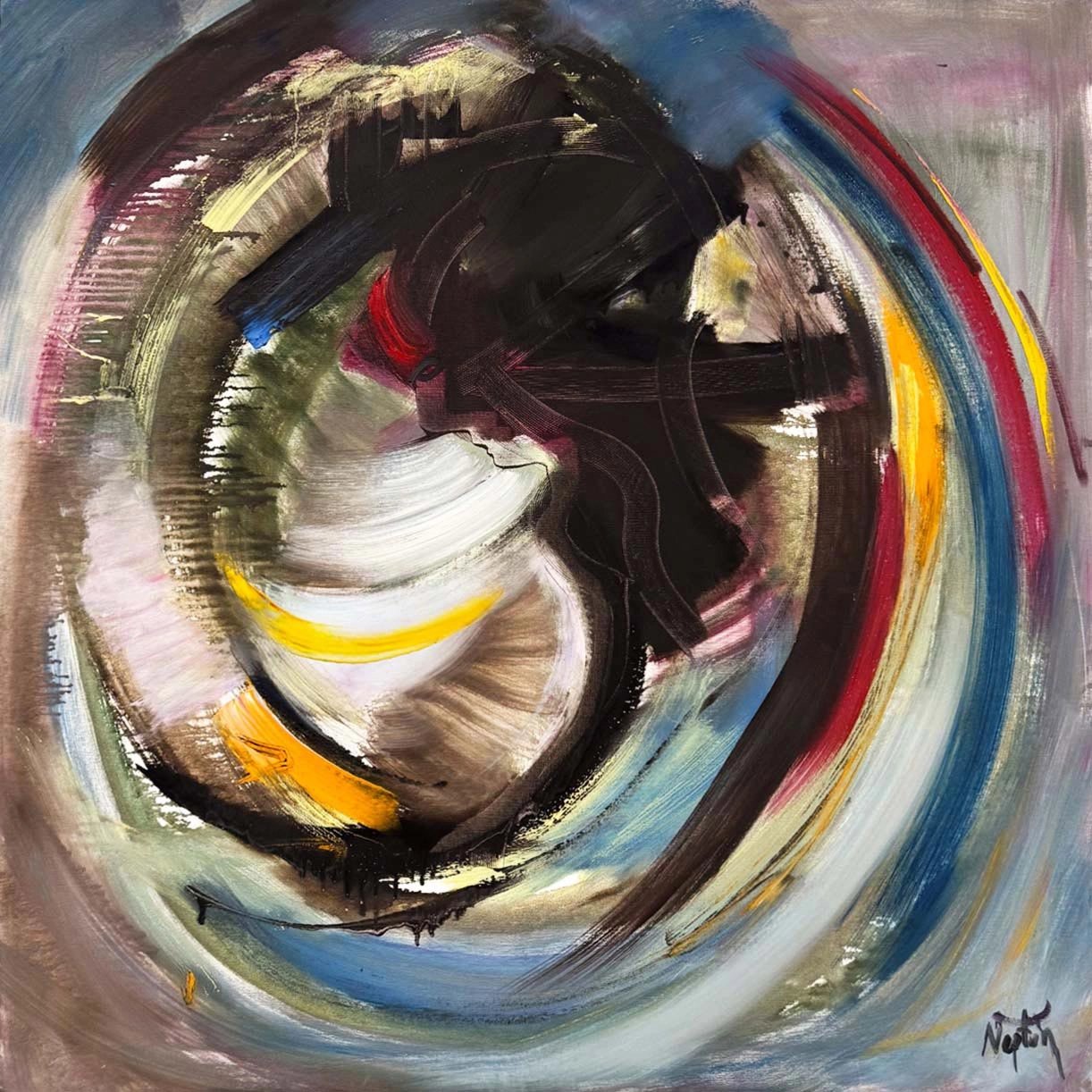 Enerji Alanı Yağlı Boya Tablosu