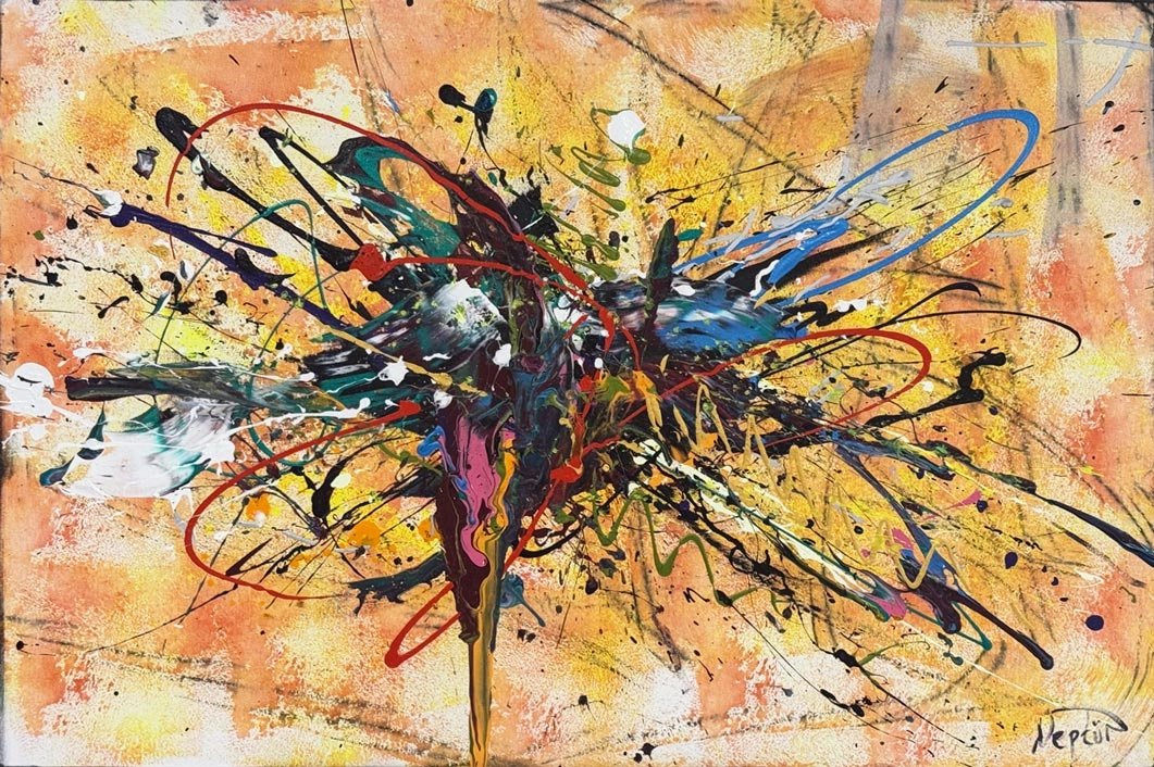 İçsel Renk Akışı Yağlı Boya Tablosu