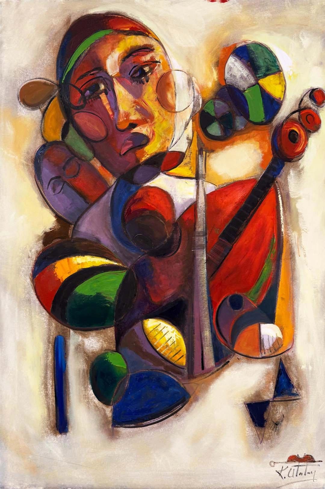 Renklerin Ezgisi Yağlı Boya Tablosu