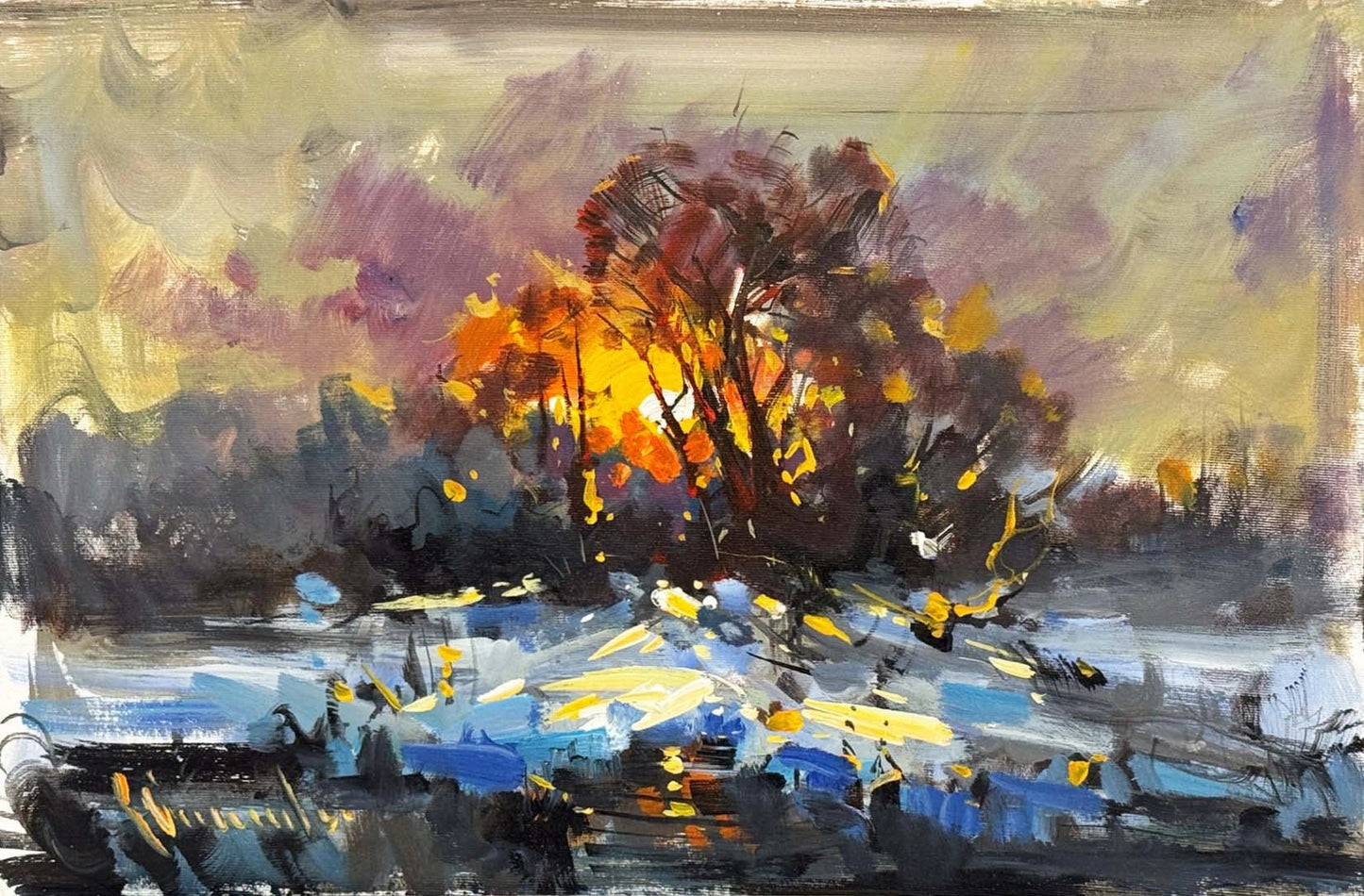 Sabah Bereketi Yağlı Boya Tablosu