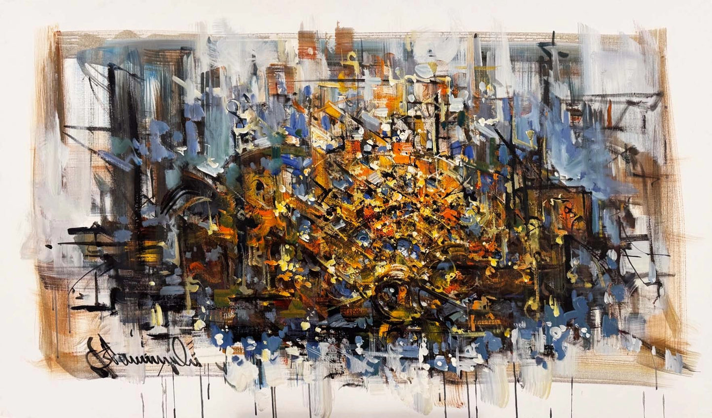 İçimdeki Işık Yağlı Boya Tablosu