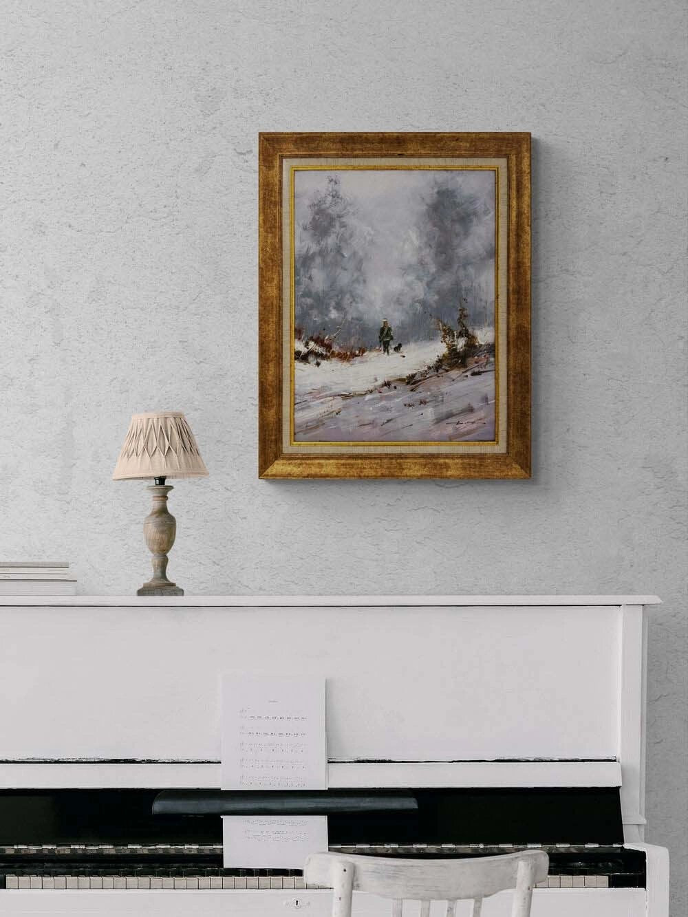 Karda Zaman Yağlı Boya Tablosu