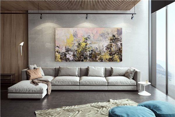 Çağdaş ve Varak Siparişe Özel Soyut Yağlı Boya Tablo