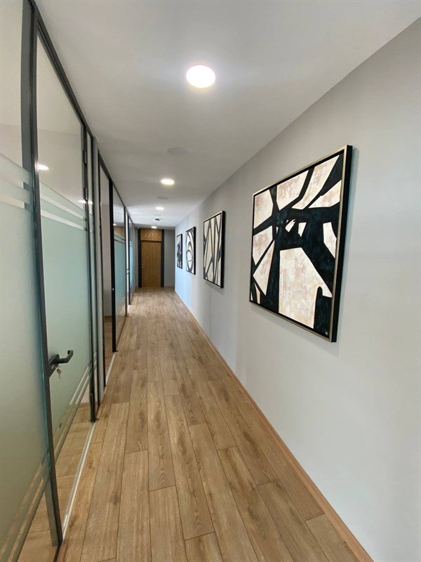 Lacivert Minimal Siparişe Özel Soyut Yağlı Boya Tablo