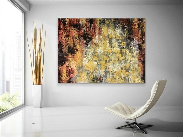 İskandinav Siparişe Özel Soyut Yağlı Boya Tablo