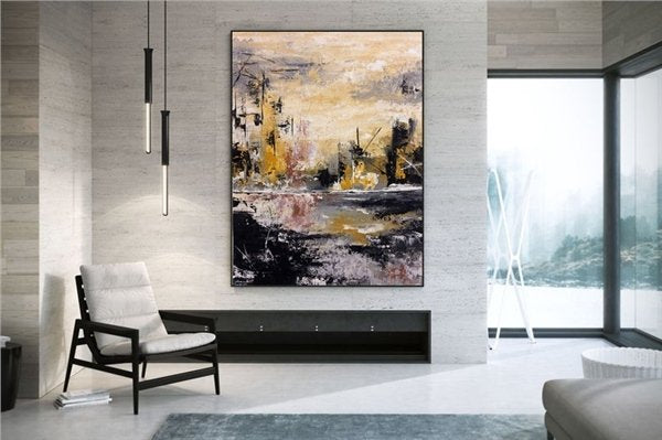 Doğa Siparişe Özel Soyut Yağlı Boya Tablo