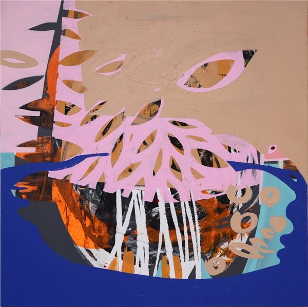 Formların Ritmi Yağlı Boya Tablosu