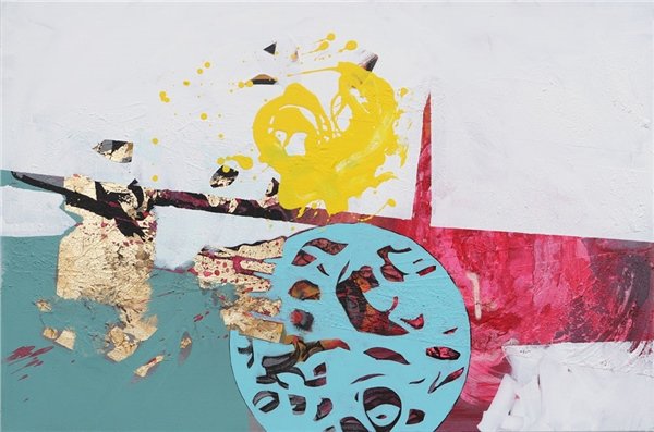 Formların Oyunu Yağlı Boya Tablosu