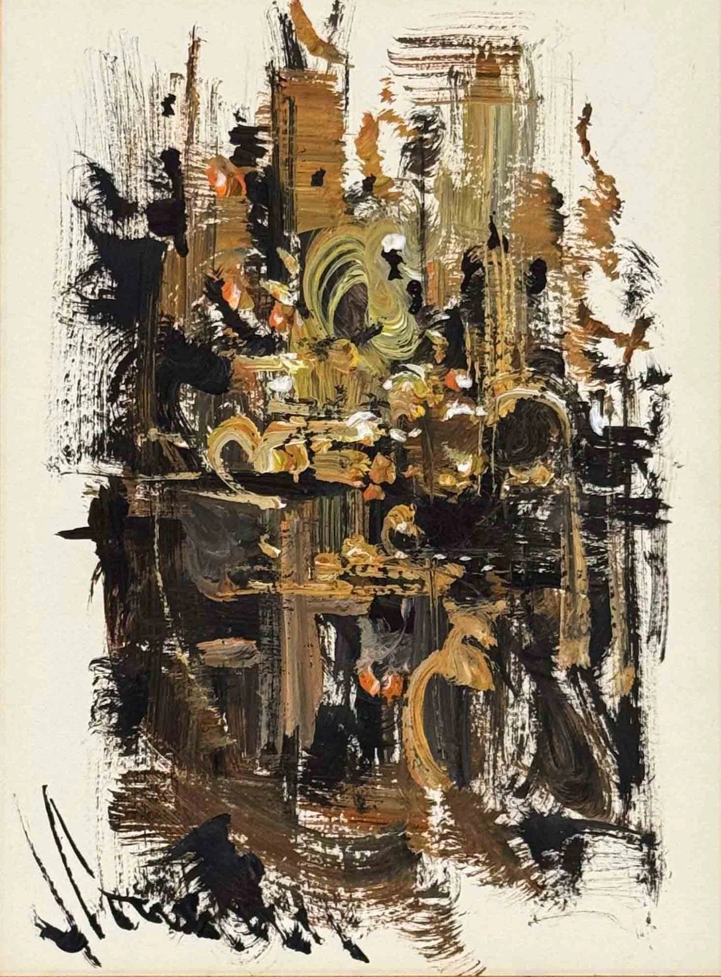 Ahenkli Kaos Yağlı Boya Tablosu