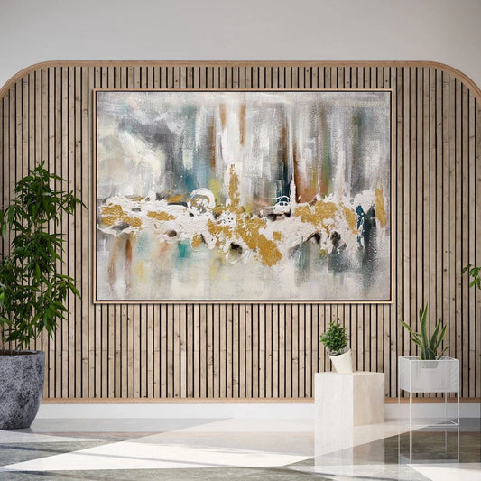 Alaca Renkler Siparişe Özel Soyut Yağlı Boya Tablo