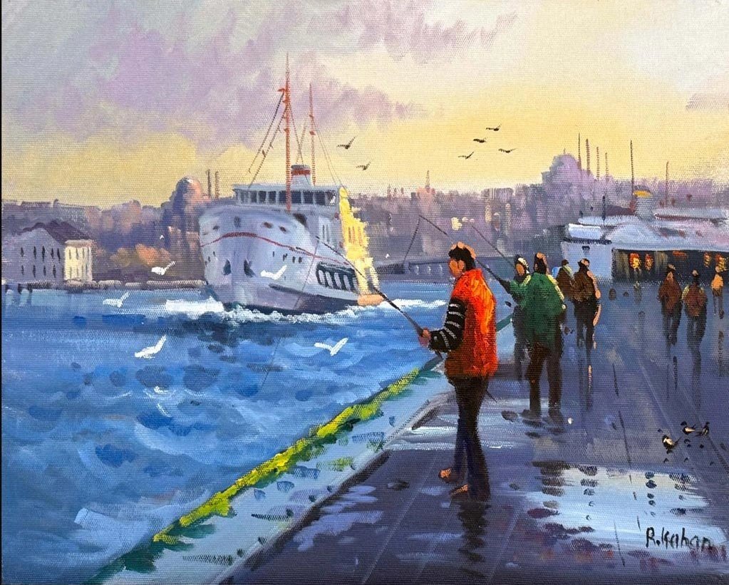 Anılar Kıyısında Yağlı Boya Tablosu