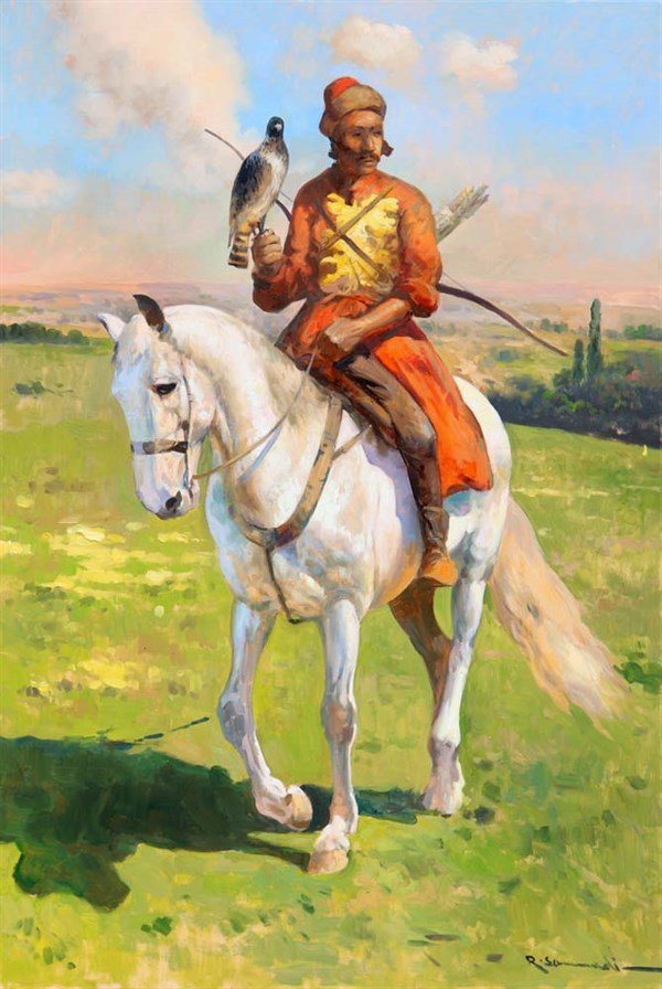 Avcı Yağlı Boya Tablosu