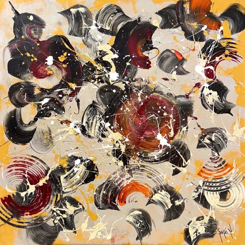 Bilinç ve Yansıma Yağlı Boya Tablosu