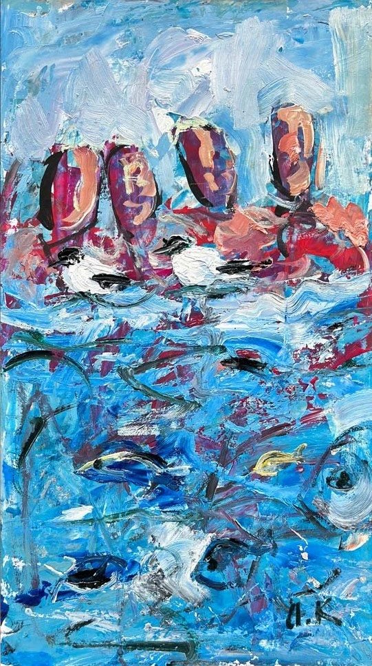 Denizdeki Rüya Yağlı Boya Tablosu