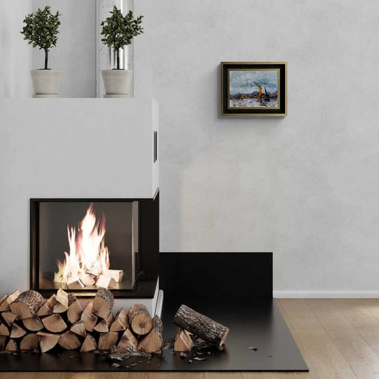 Denizin Huzurlu Dansı Yağlı Boya Tablosu