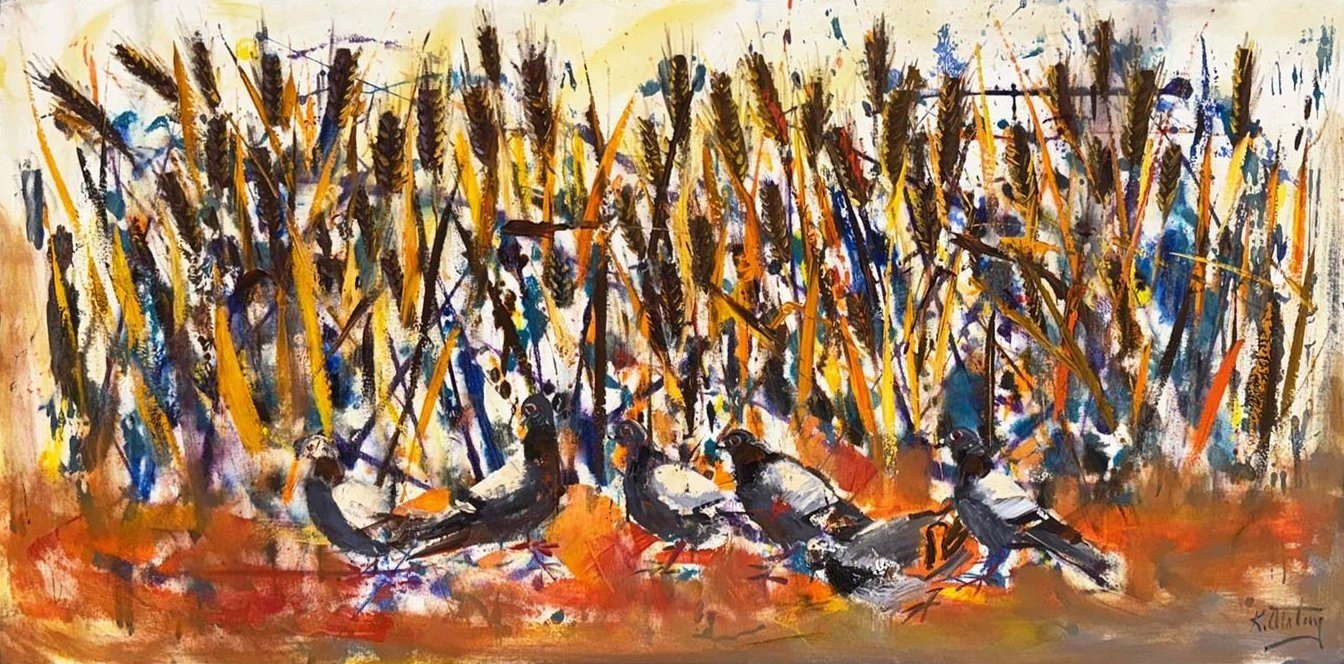 Doğanın Coşkusu Yağlı Boya Tablosu