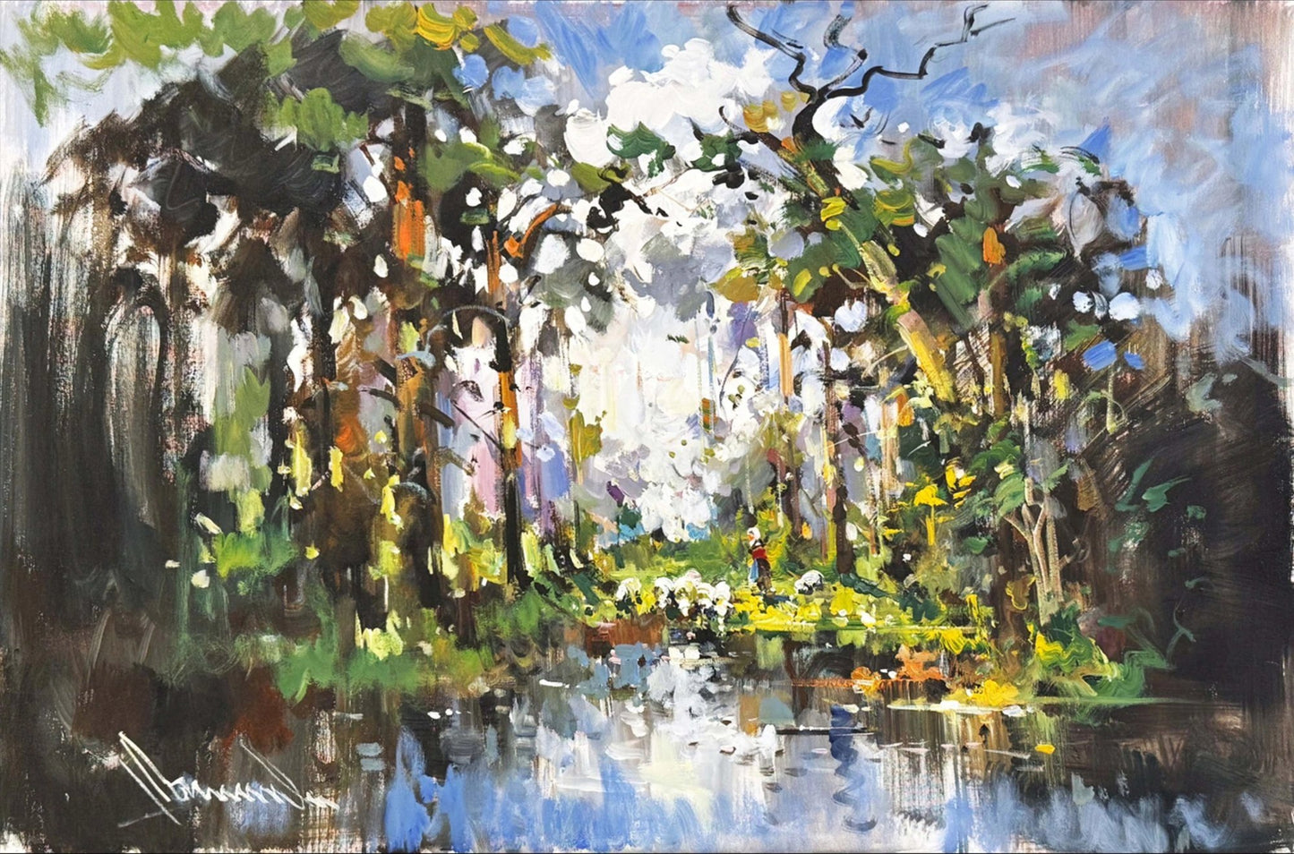 Doğanın Sükuneti Yağlı Boya Tablosu