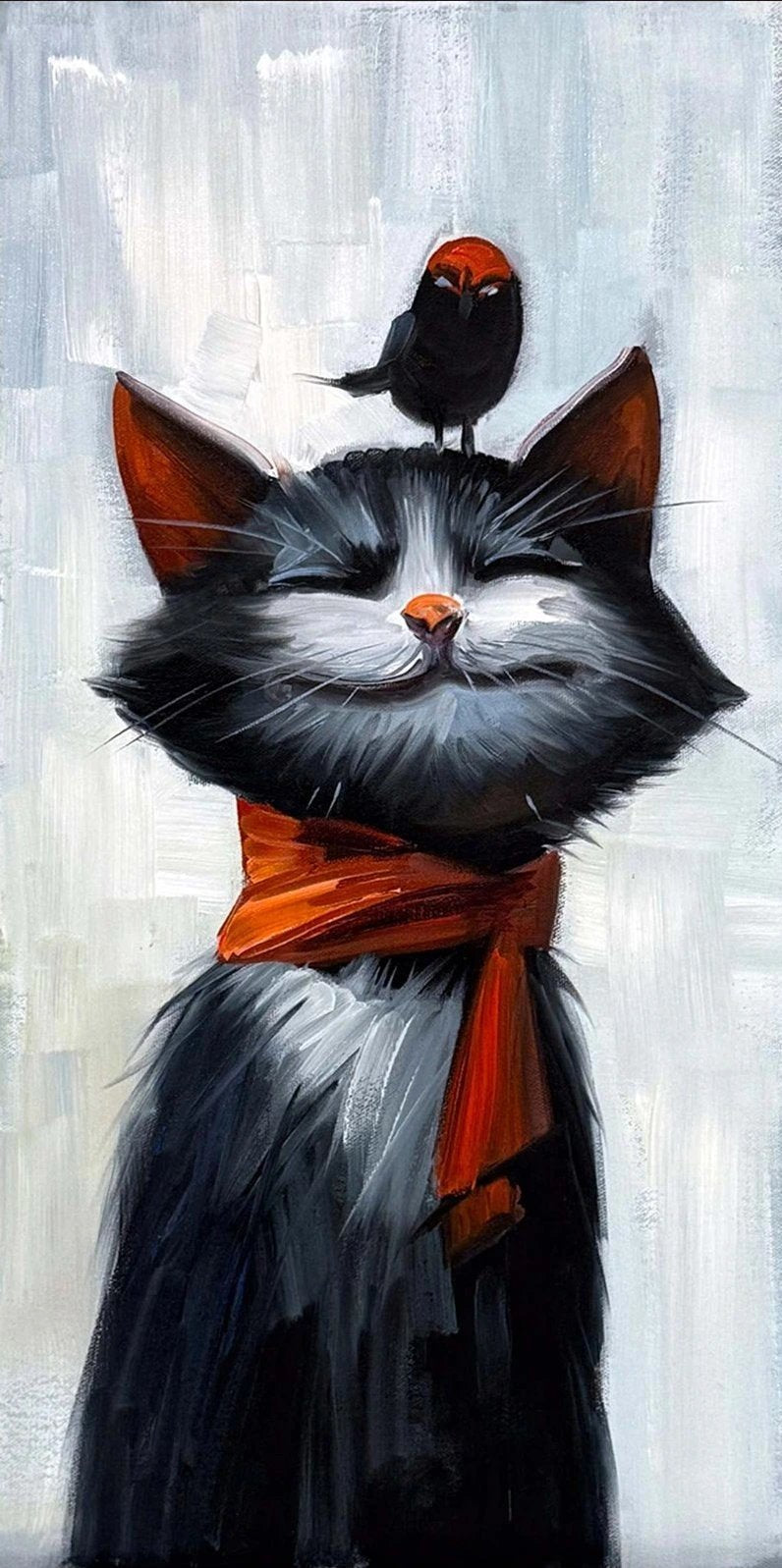 Dost Gülüşü Yağlı Boya Tablosu