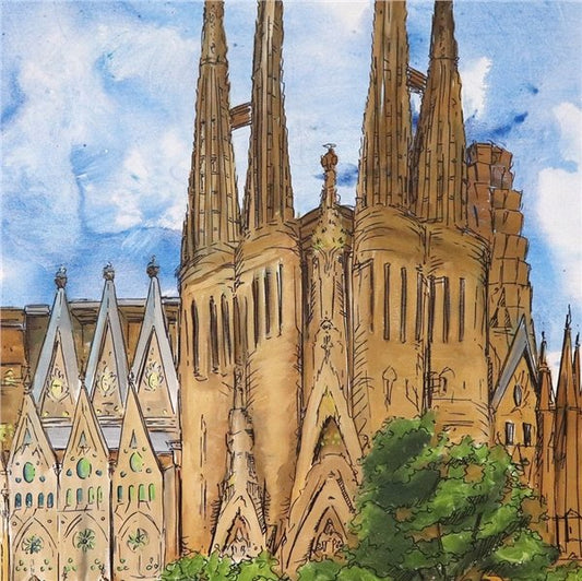 Dünya Şehirlerinden Yağlı Boya Tablosu Simurg Sanatevi