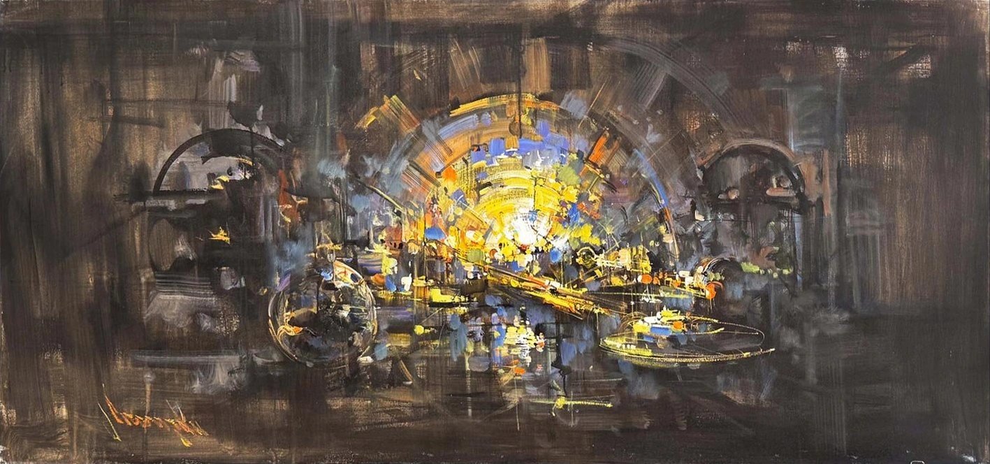 Enerji Akışı Yağlı Boya Tablosu