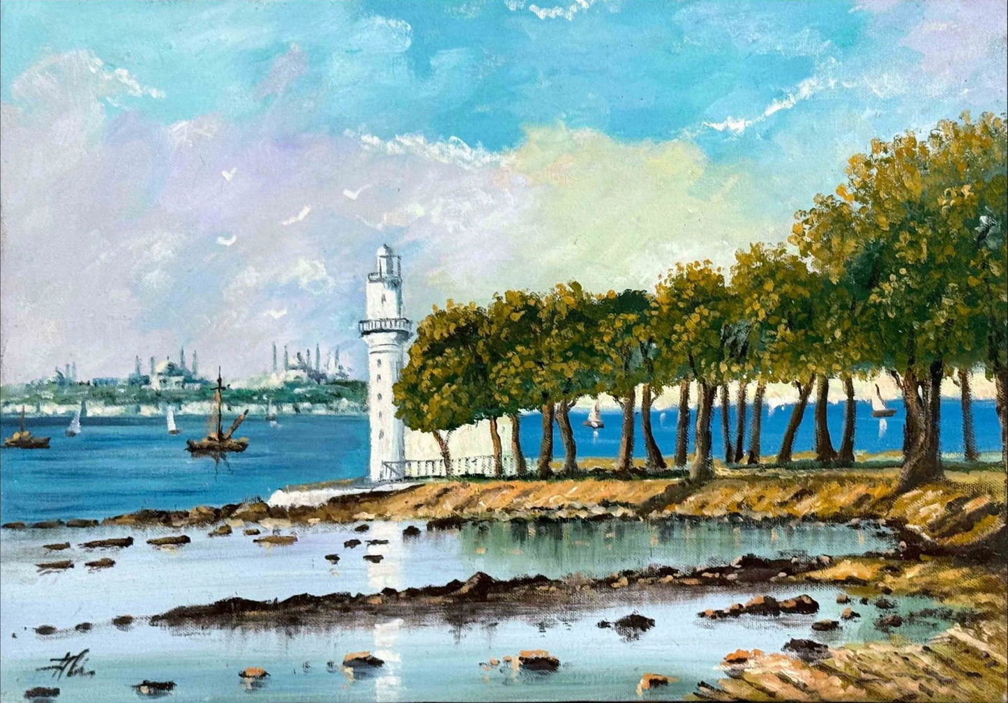 Fenerbahçe’den Sultanahmet Yağlı Boya Tablosu