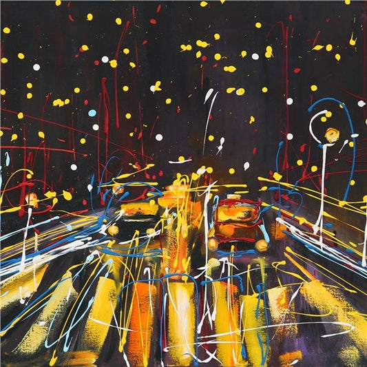 Gece Yağlı Boya Tablosu Simurg Sanatevi