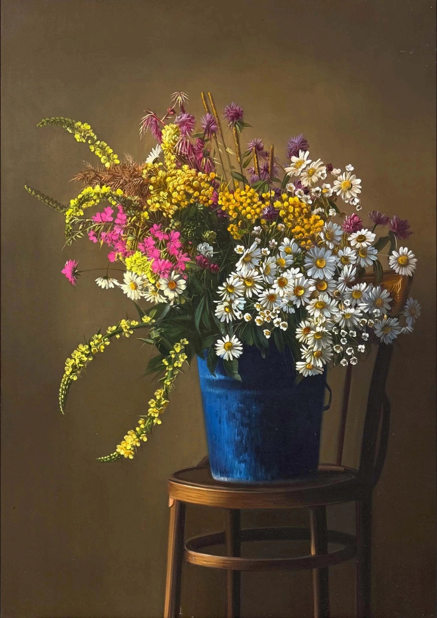 Gizli Bahçe Hediyesi Yağlı Boya Tablosu