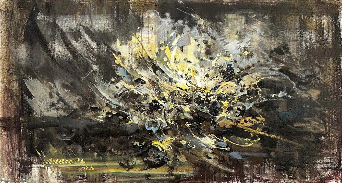 Görünmez Ritim Yağlı Boya Tablosu